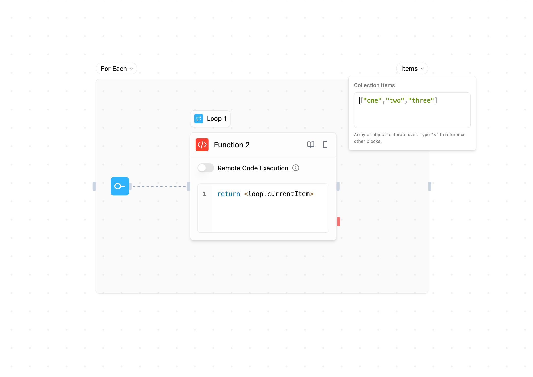 ForEach Loop with collection