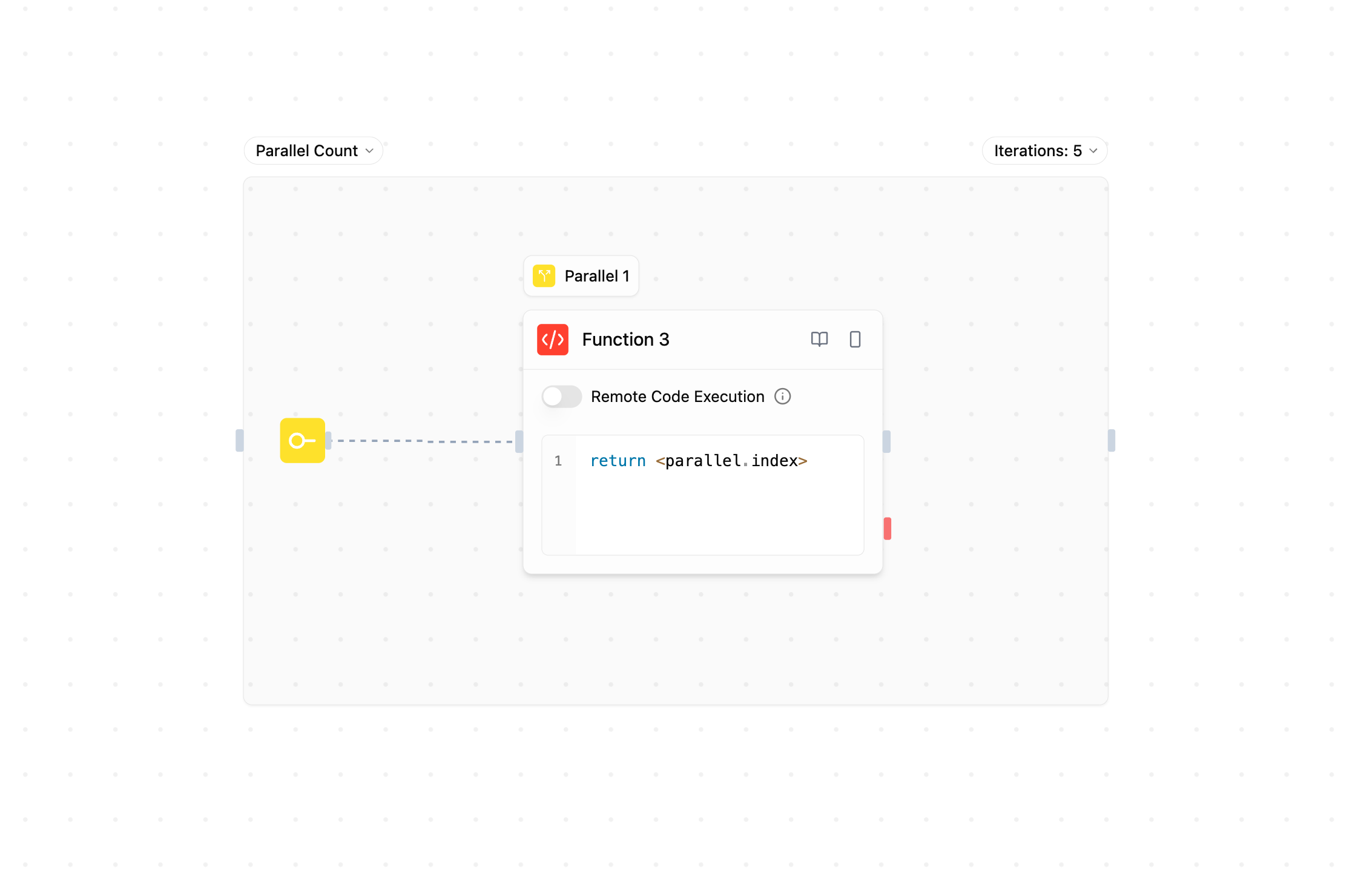 Count-based parallel execution