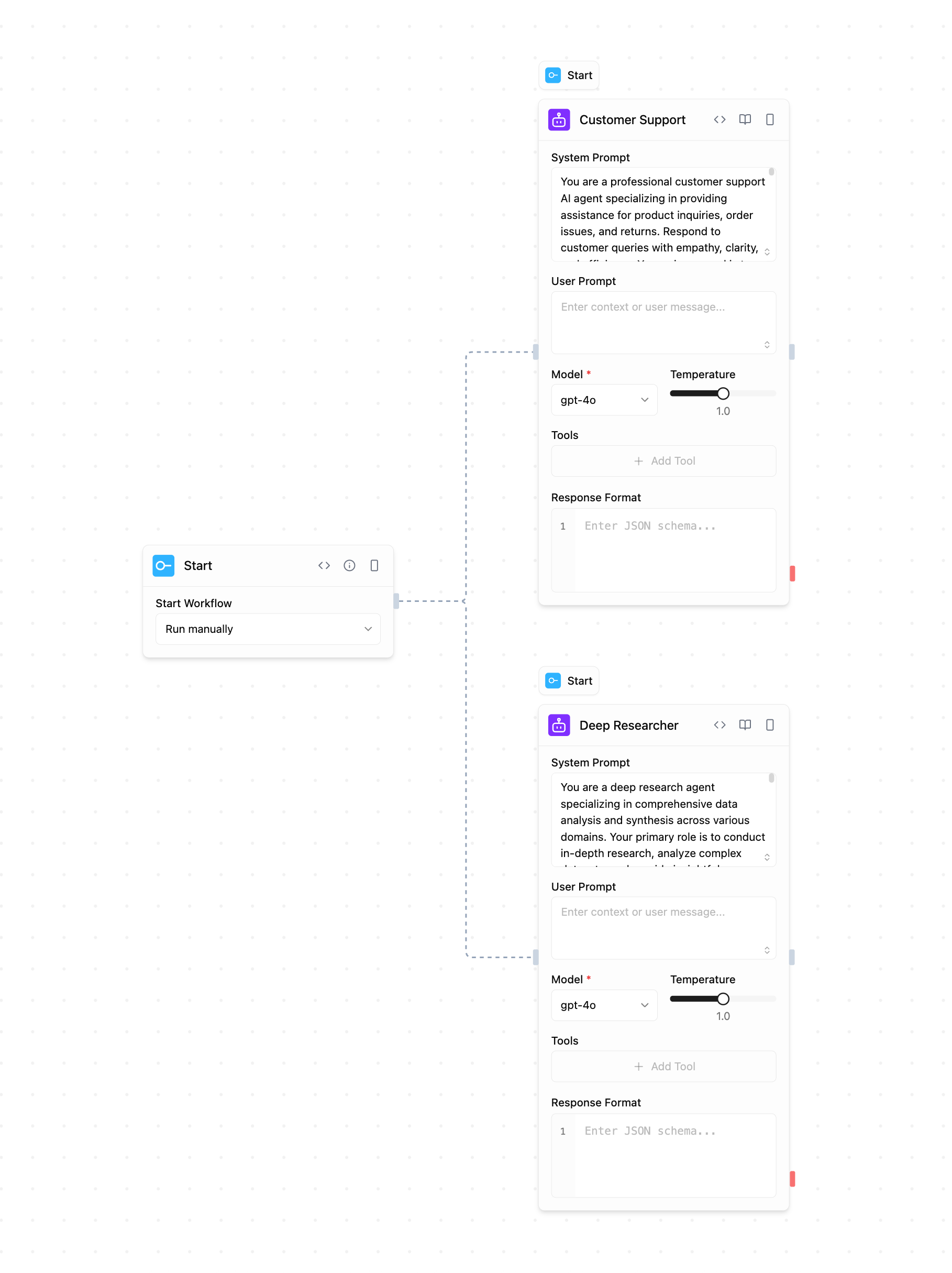 Multiple blocks running concurrently after the Start block